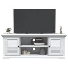 vidaXL fehér szerelt fa TV-szekrény 110 x 30 x 41 cm bútor
