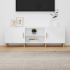 vidaXL Fehér szerelt fa TV-szekrény 150 x 30 x 50 cm