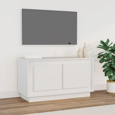 vidaXL fehér szerelt fa TV-szekrény 80x35x45 cm bútor