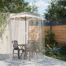 vidaXL fehér szúnyogháló esernyőhöz 220 hálós Φ300x230 cm szúnyogháló