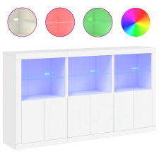 vidaXL fehér tálalószekrény LED-világítással 181,5 x 37 x 100 cm (3209149) bútor