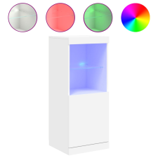 vidaXL fehér tálalószekrény LED-világítással 41 x 37 x 100 cm (836686) bútor