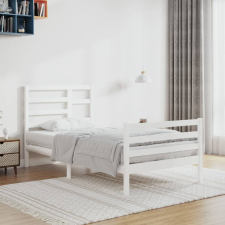 vidaXL fehér tömör fa ágykeret 104x 200 cm ágy és ágykellék