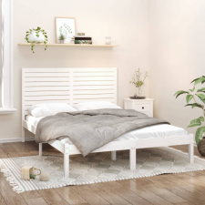vidaXL fehér tömör fa ágykeret 120 x 200 cm ágy és ágykellék