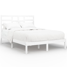 vidaXL fehér tömör fa ágykeret 120 x 200 cm (3105791) ágy és ágykellék