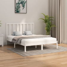 vidaXL fehér tömör fa ágykeret 160 x 200 cm ágy és ágykellék