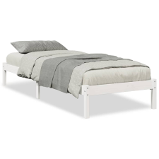 vidaXL fehér tömör fenyő extra hosszú ágykeret matrac nélkül 100x220cm (852419) ágy és ágykellék