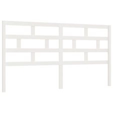 vidaXL fehér tömör fenyőfa ágy fejtámla 206 x 4 x 100 cm (814215) ágy és ágykellék