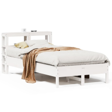 vidaXL fehér tömör fenyőfa ágy matrac nélkül 120 x 190 cm ágy és ágykellék