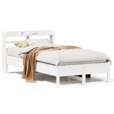 vidaXL fehér tömör fenyőfa ágy matrac nélkül 120 x 200 cm (3306892) ágy és ágykellék