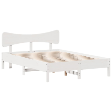 vidaXL fehér tömör fenyőfa ágy matrac nélkül 120 x 200 cm (3328236) ágy és ágykellék