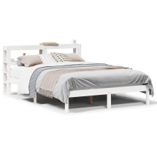 vidaXL fehér tömör fenyőfa ágy matrac nélkül 140x190 cm ágy és ágykellék