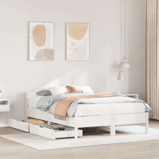 vidaXL fehér tömör fenyőfa ágy matrac nélkül 150 x 200 cm ágy és ágykellék