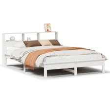 vidaXL fehér tömör fenyőfa ágy matrac nélkül 150 x 200 cm (3309735) ágy és ágykellék
