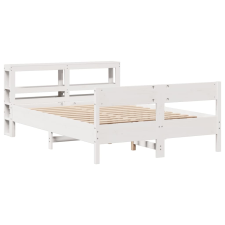 vidaXL fehér tömör fenyőfa ágy matrac nélkül 160 x 200 cm (3306181) ágy és ágykellék
