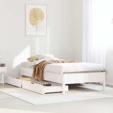 vidaXL fehér tömör fenyőfa ágy matrac nélkül 90 x 200 cm ágy és ágykellék