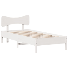 vidaXL fehér tömör fenyőfa ágy matrac nélkül 90 x 200 cm (3328242) ágy és ágykellék