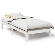 vidaXL fehér tömör fenyőfa ágy matrac nélkül 90 x 200 cm (859221) ágy és ágykellék