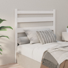 vidaXL fehér tömör fenyőfa ágyfejtámla 106 x 4 x 100 cm ágy és ágykellék