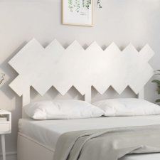 vidaXL fehér tömör fenyőfa ágyfejtámla 151,5x3x81 cm ágy és ágykellék