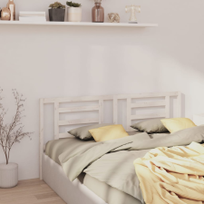 vidaXL fehér tömör fenyőfa ágyfejtámla 166 x 4 x 100 cm ágy és ágykellék