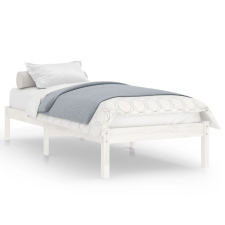 vidaXL fehér tömör fenyőfa ágykeret 100 x 200 cm (810008) ágy és ágykellék