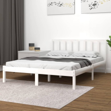 vidaXL fehér tömör fenyőfa ágykeret 120x200 cm ágy és ágykellék