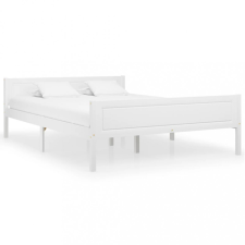 vidaXL fehér tömör fenyőfa ágykeret 140 x 200 cm ágy és ágykellék