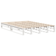 vidaXL fehér tömör fenyőfa ágykeret 140 x 200 cm (850843) ágy és ágykellék