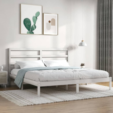 vidaXL fehér tömör fenyőfa ágykeret 200 x 200 cm ágy és ágykellék