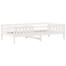 vidaXL fehér tömör fenyőfa ágykeret 80 x 200 cm ágy és ágykellék