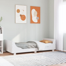 vidaXL fehér tömör fenyőfa ágykeret matrac nélkül 90 x 190 cm ágy és ágykellék