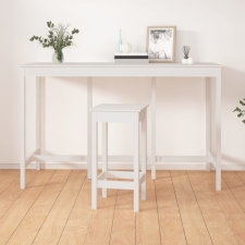 vidaXL fehér tömör fenyőfa bárasztal 180 x 80 x 110 cm bútor