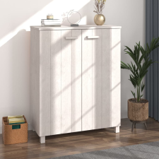vidaXL fehér tömör fenyőfa cipőszekrény 85 x 40 x 108 cm bútor