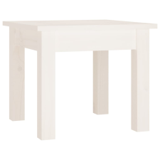 vidaXL fehér tömör fenyőfa dohányzóasztal 35 x 35 x 30 cm (814220) bútor