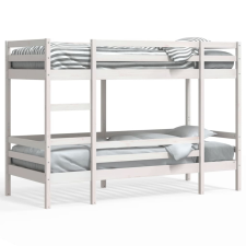 vidaXL fehér tömör fenyőfa emeletes ágy 75x190 cm ágy és ágykellék