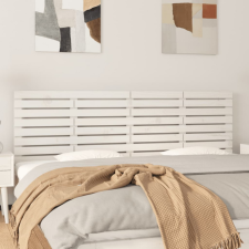 vidaXL fehér tömör fenyőfa fali fejtámla 206 x 3 x 63 cm ágy és ágykellék