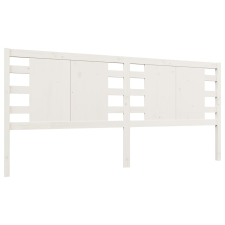 vidaXL fehér tömör fenyőfa fejtámla 141 x 4 x 100 cm (818766) ágy és ágykellék