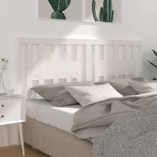 vidaXL fehér tömör fenyőfa fejtámla 146 x 4 x 100 cm ágy és ágykellék