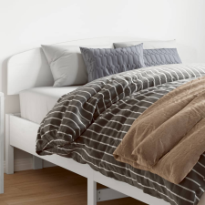 vidaXL fehér tömör fenyőfa fejtámla 150 cm ágy és ágykellék