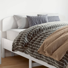 vidaXL fehér tömör fenyőfa fejtámla 160 cm ágy és ágykellék