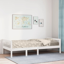 vidaXL fehér tömör fenyőfa gyerekágy matrac nélkül 90 x 190 cm ágy és ágykellék