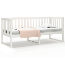 vidaXL fehér tömör fenyőfa kanapéágy 75 x 190 cm (820892) ágy és ágykellék