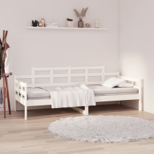 vidaXL fehér tömör fenyőfa kanapéágy 80 x 200 cm ágy és ágykellék