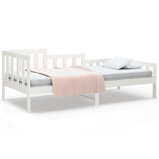 vidaXL fehér tömör fenyőfa kanapéágy 90 x 190 cm (820732) ágy és ágykellék