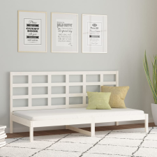 vidaXL fehér tömör fenyőfa kanapéágy 90 x 200 cm ágy és ágykellék