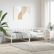 vidaXL fehér tömör fenyőfa kanapéágy matrac nélkül 90 x 200 cm ágy és ágykellék