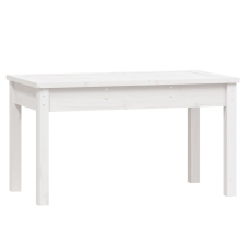 vidaXL fehér tömör fenyőfa kerti pad 80x44x45 cm (823998) kerti bútor