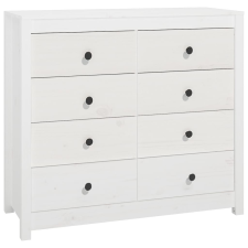 vidaXL fehér tömör fenyőfa kisszekrény 100 x 40 x 90 cm (821770) bútor