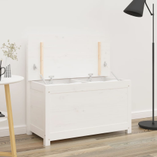 vidaXL fehér tömör fenyőfa pad 80 x 41 x 77 cm bútor